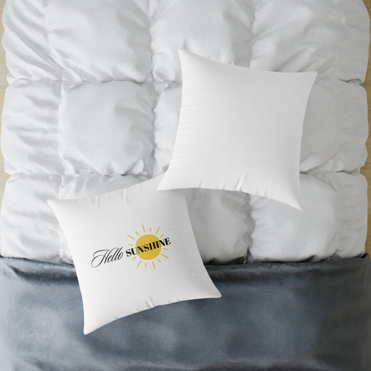 Hello Sunshine Pillow, Decorative Cushion, Home Decor Ideas, Gift for Her, Summer Decor, Cheerful Accent Pillow