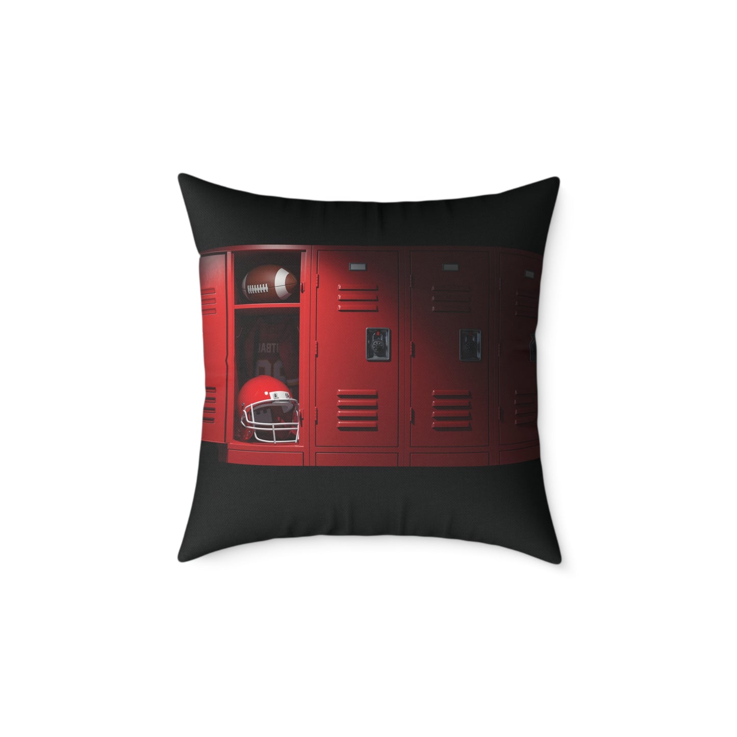“Game DAY” Football Square Poly Canvas Pillow