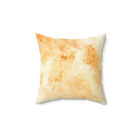 “Crème Brûlée” Suede Pillow