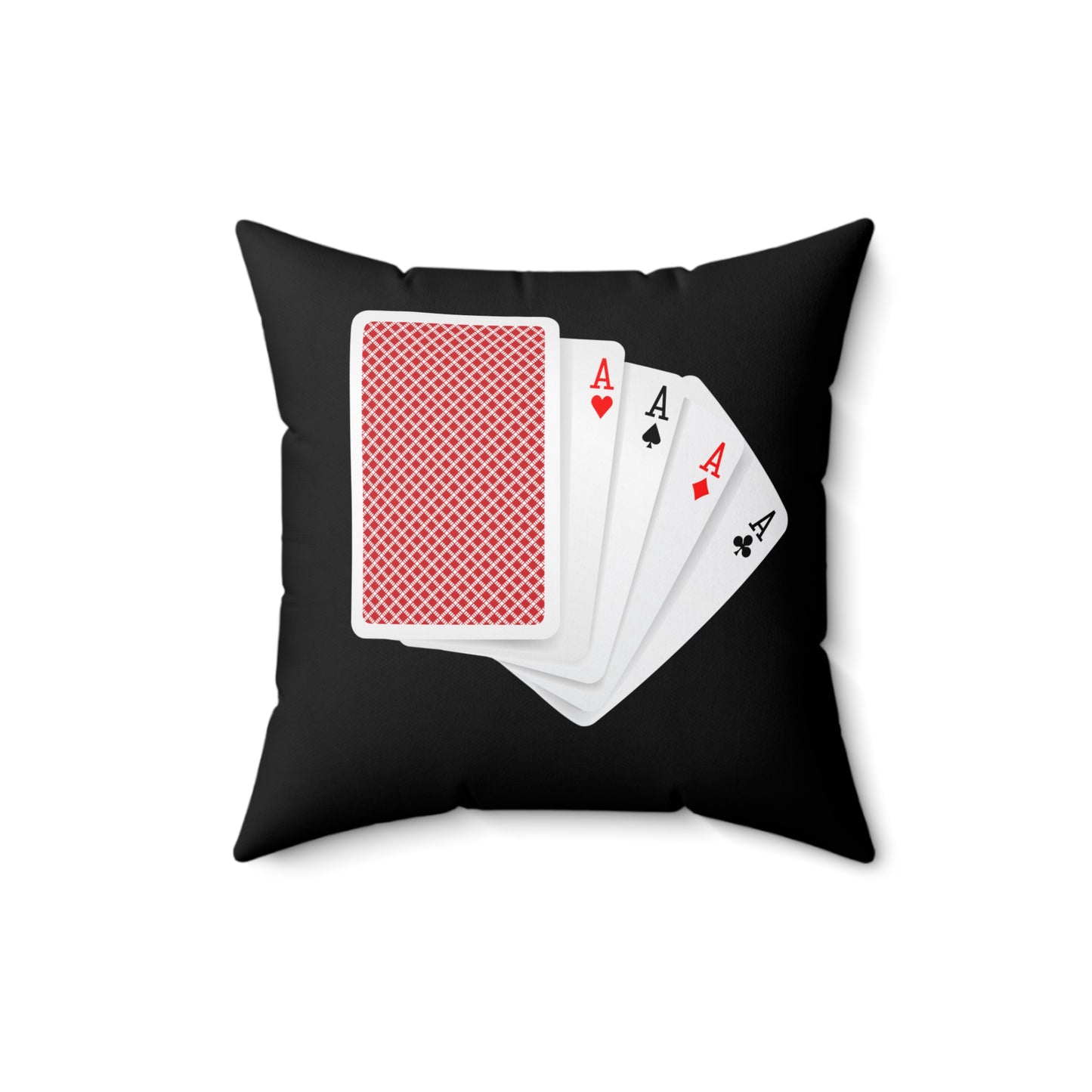 “Ace” Poker Themed Decorative Pillow