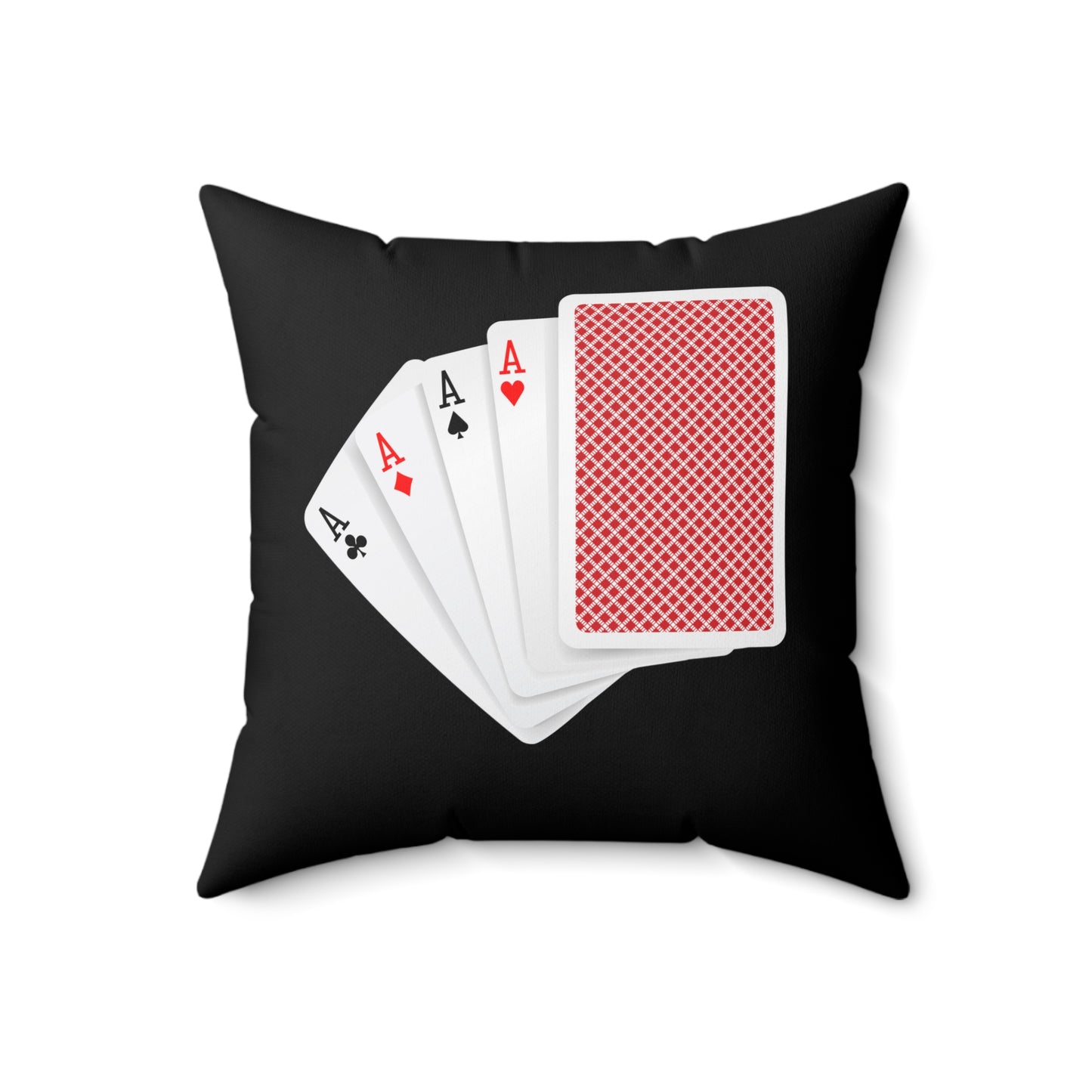 “Ace” Poker Themed Decorative Pillow