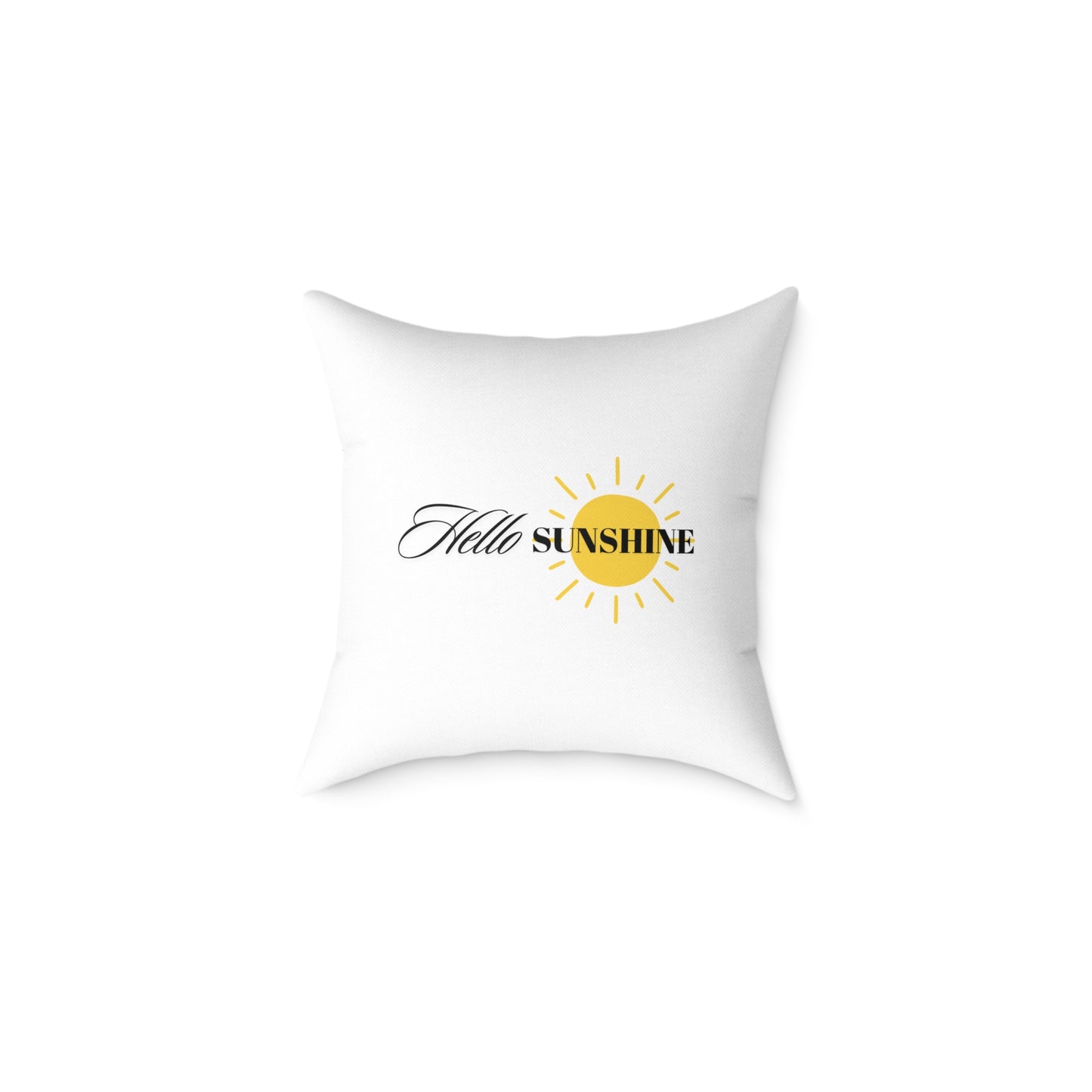 Hello Sunshine Pillow, Decorative Cushion, Home Decor Ideas, Gift for Her, Summer Decor, Cheerful Accent Pillow