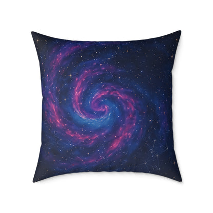 Galactic Spiral Pillow for Cosmic Decor, Space Themed Cushion, Astronaut Bedroom, Galaxy Throw Pillow, Celestial Home Accessory
