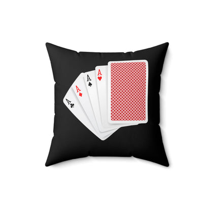 “Ace” Poker Themed Decorative Pillow