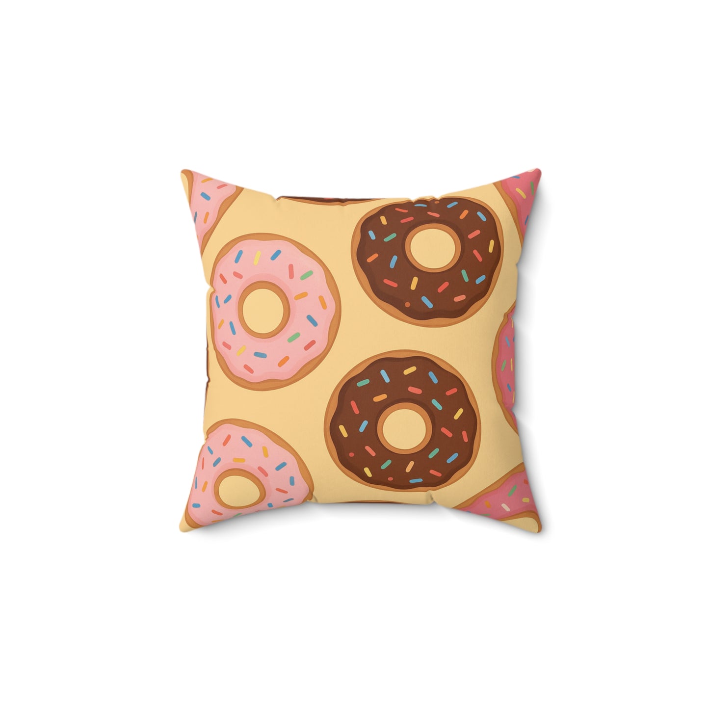 “Donut Café” Square Pillow