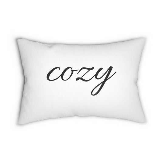 Cozy Lumbar Pillow - Soft Decorative Cushion, Home Decor, Accent Pillow, Cozy Gifts, Winter Comfort, Living Room Accessory