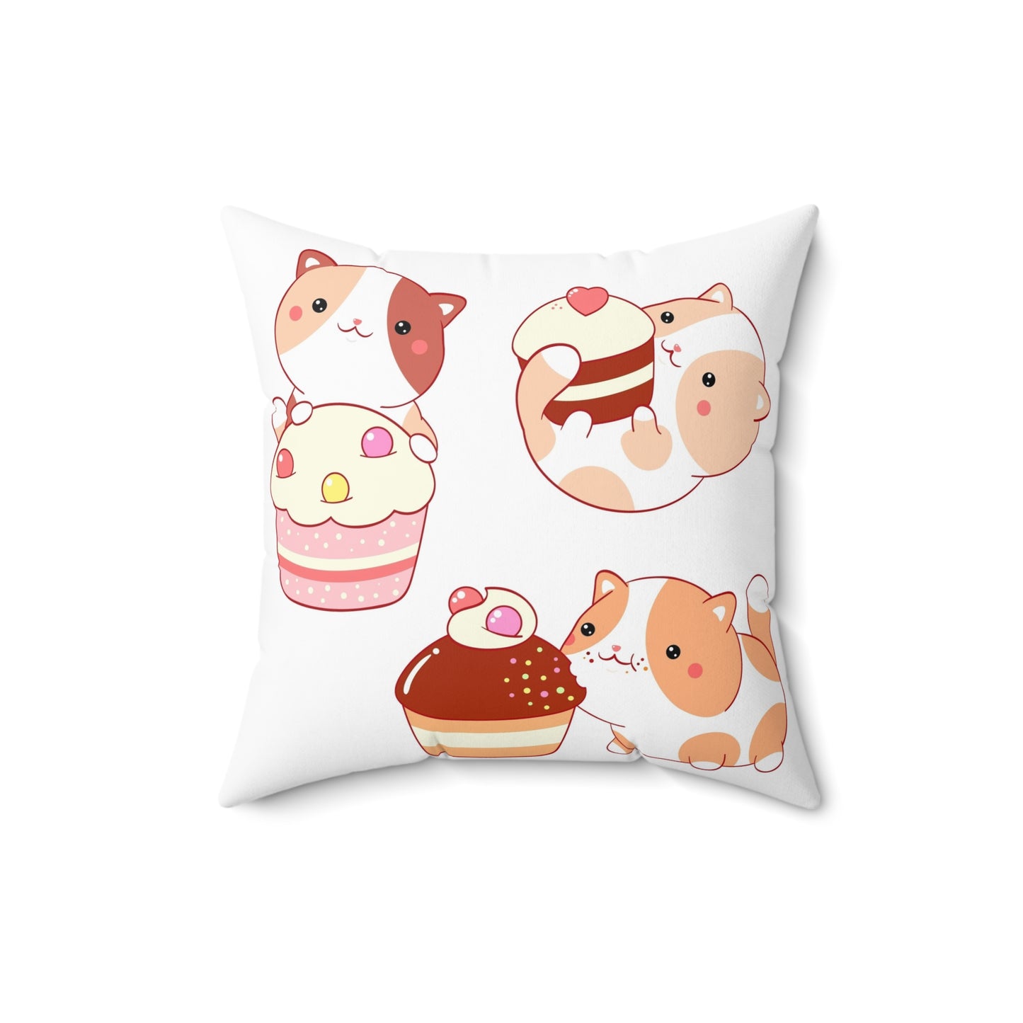 “Sweetie Pie” Spun Square Pillow