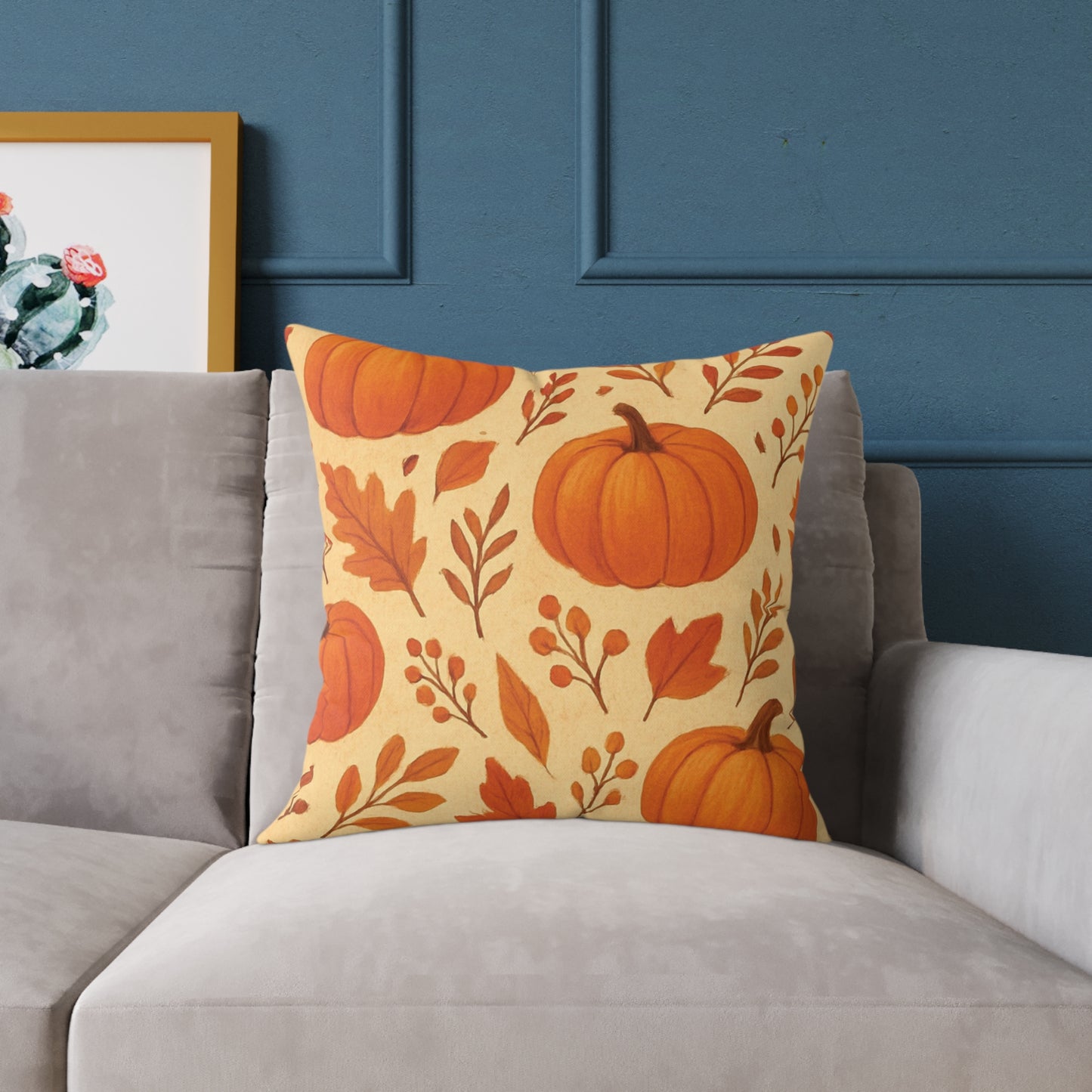 “Casperita” Hello Autumn Canvas Pillow