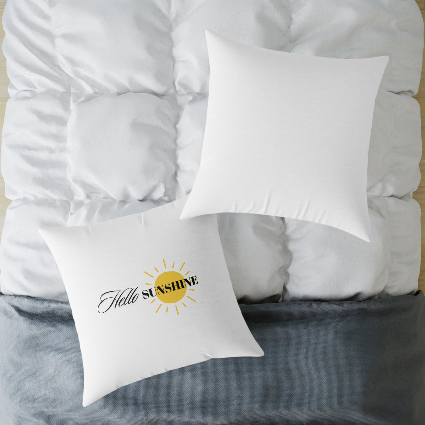 Hello Sunshine Pillow, Decorative Cushion, Home Decor Ideas, Gift for Her, Summer Decor, Cheerful Accent Pillow