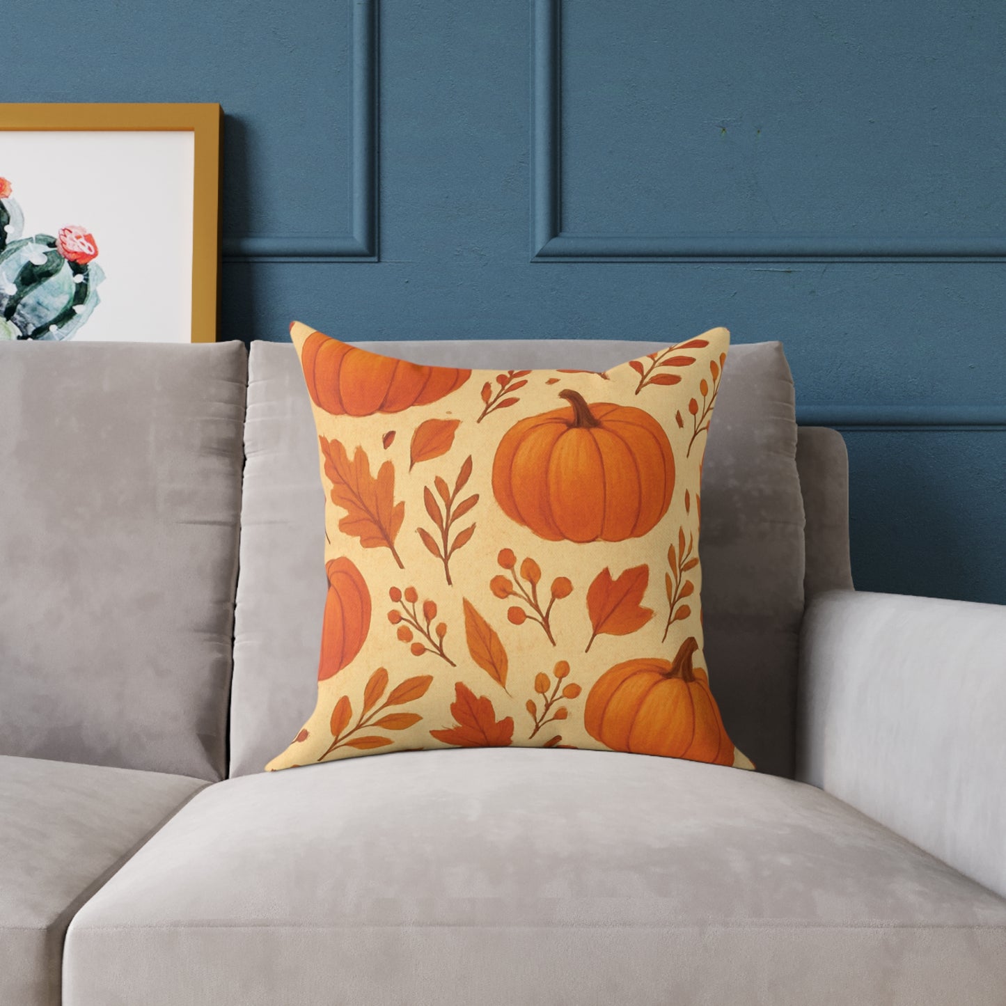 “Casperita” Hello Autumn Canvas Pillow