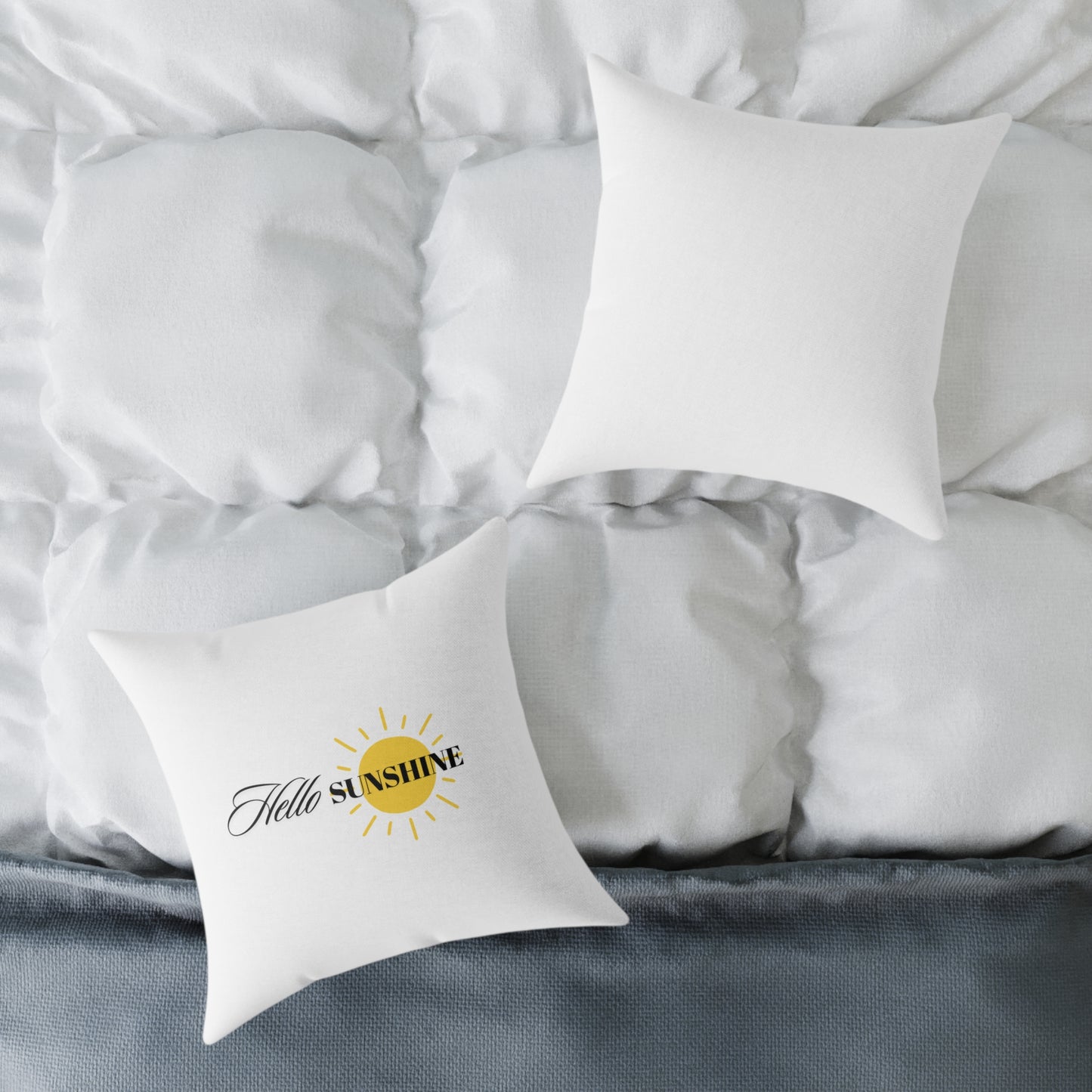 Hello Sunshine Pillow, Decorative Cushion, Home Decor Ideas, Gift for Her, Summer Decor, Cheerful Accent Pillow