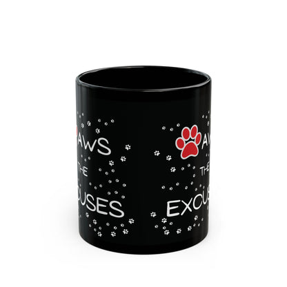 Dog Mom Coffee Mug – Black Ceramic Mug (11oz/15oz) - CozyDreamzLLC