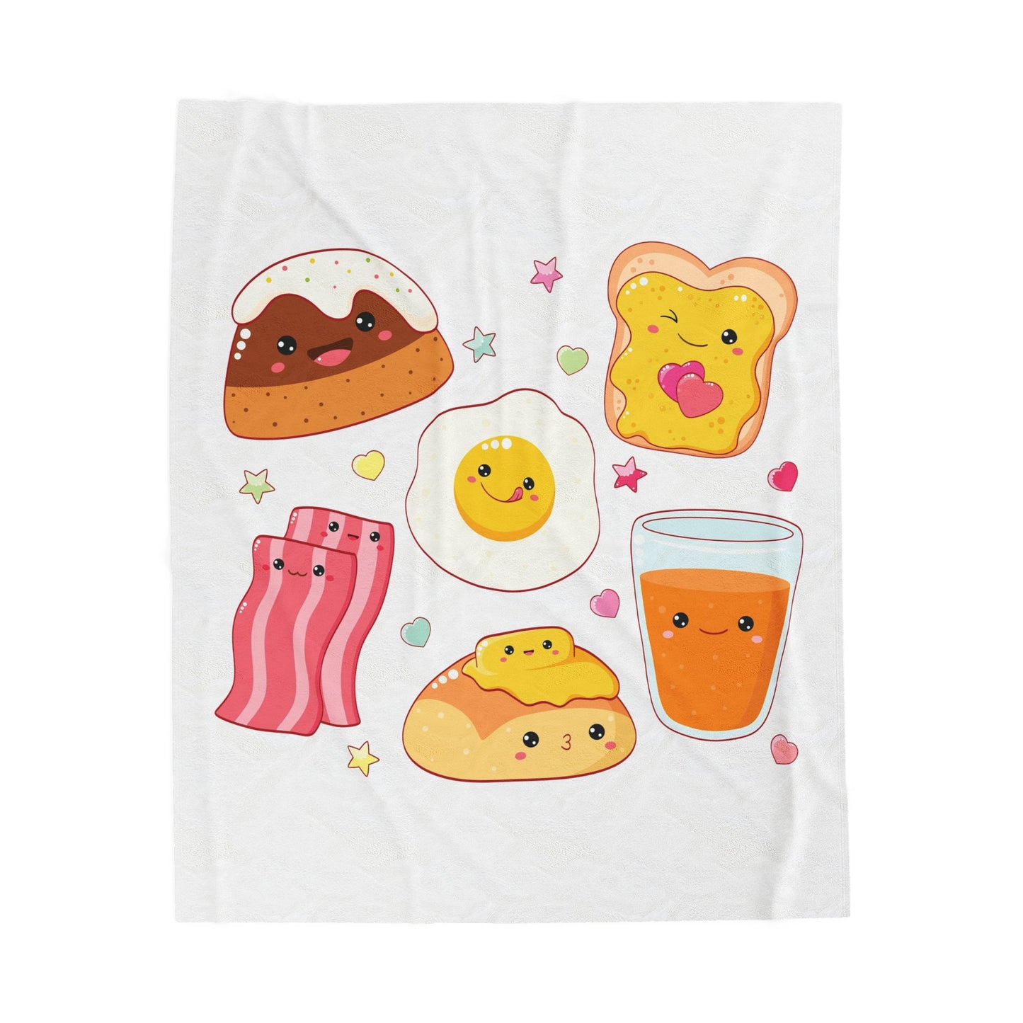 “Cutesy” Foodie Plush Blanket