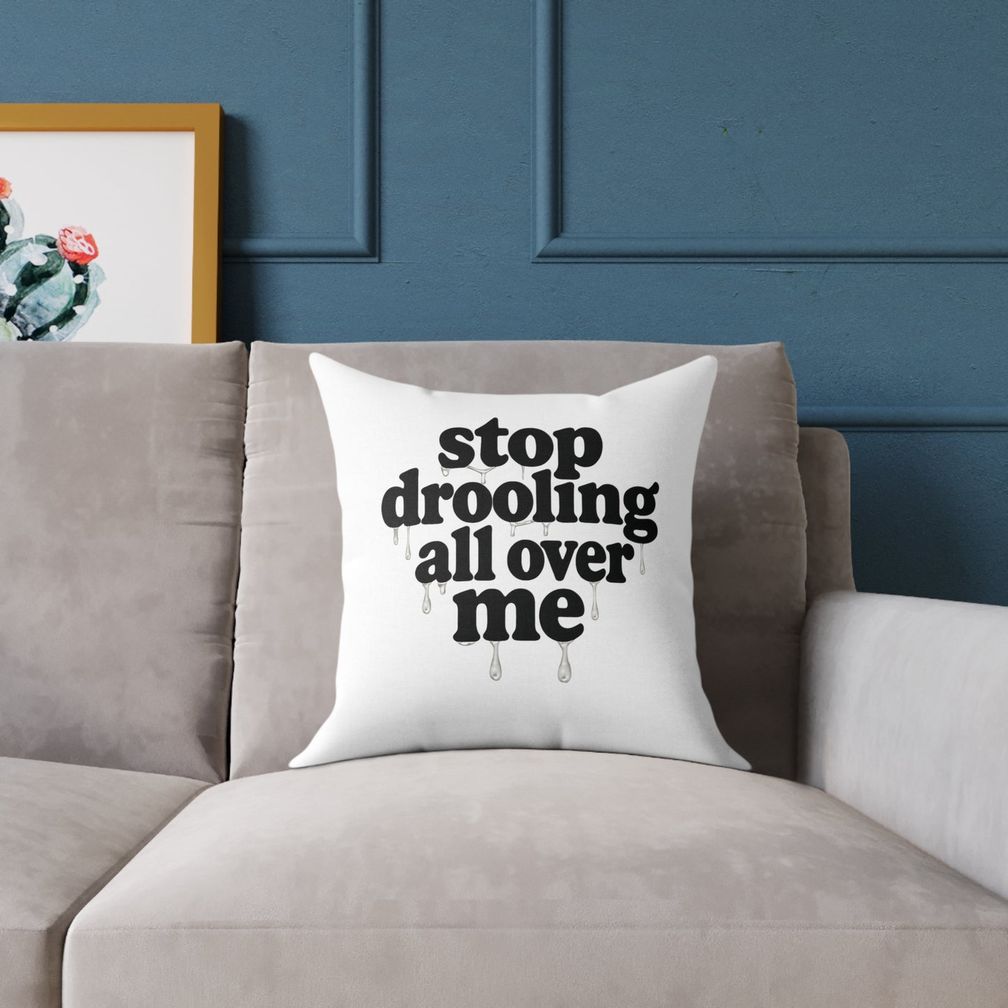Funny Quote Pillow, Cozy Home Decor, Gift for Pet Lovers, Unique Accent Cushion, Funny Room Decor, Living Room Pillow