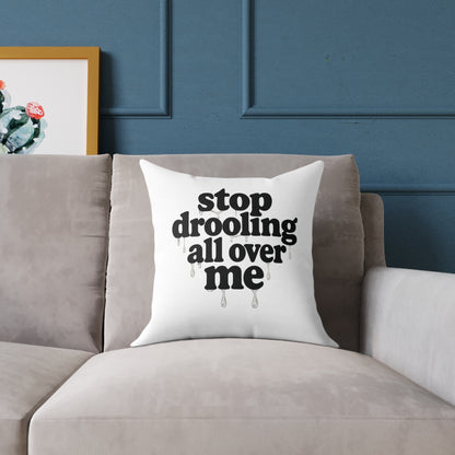 Funny Quote Pillow, Cozy Home Decor, Gift for Pet Lovers, Unique Accent Cushion, Funny Room Decor, Living Room Pillow