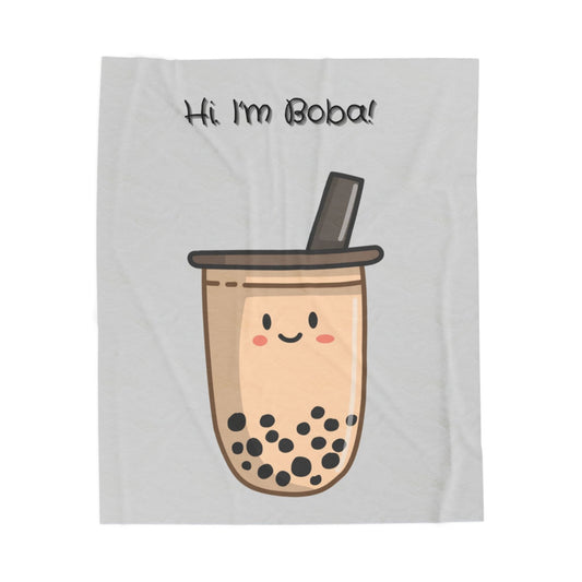 “Boba” Plush Blanket