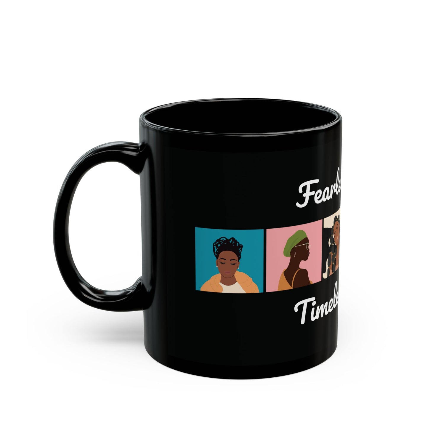 “Queen” Black Mug