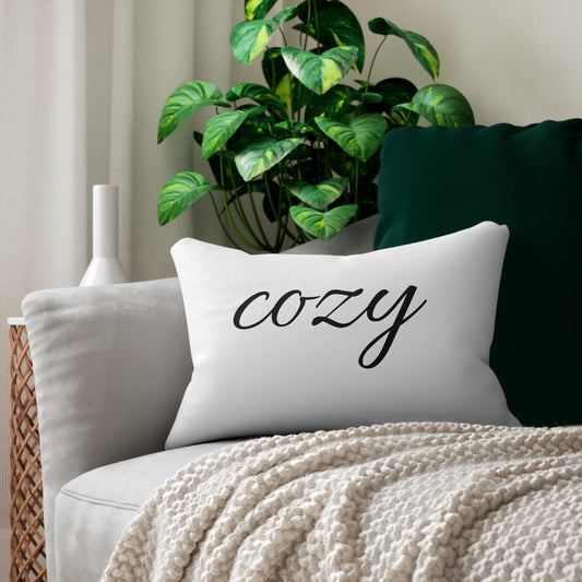 Cozy Lumbar Pillow - Soft Decorative Cushion, Home Decor, Accent Pillow, Cozy Gifts, Winter Comfort, Living Room Accessory