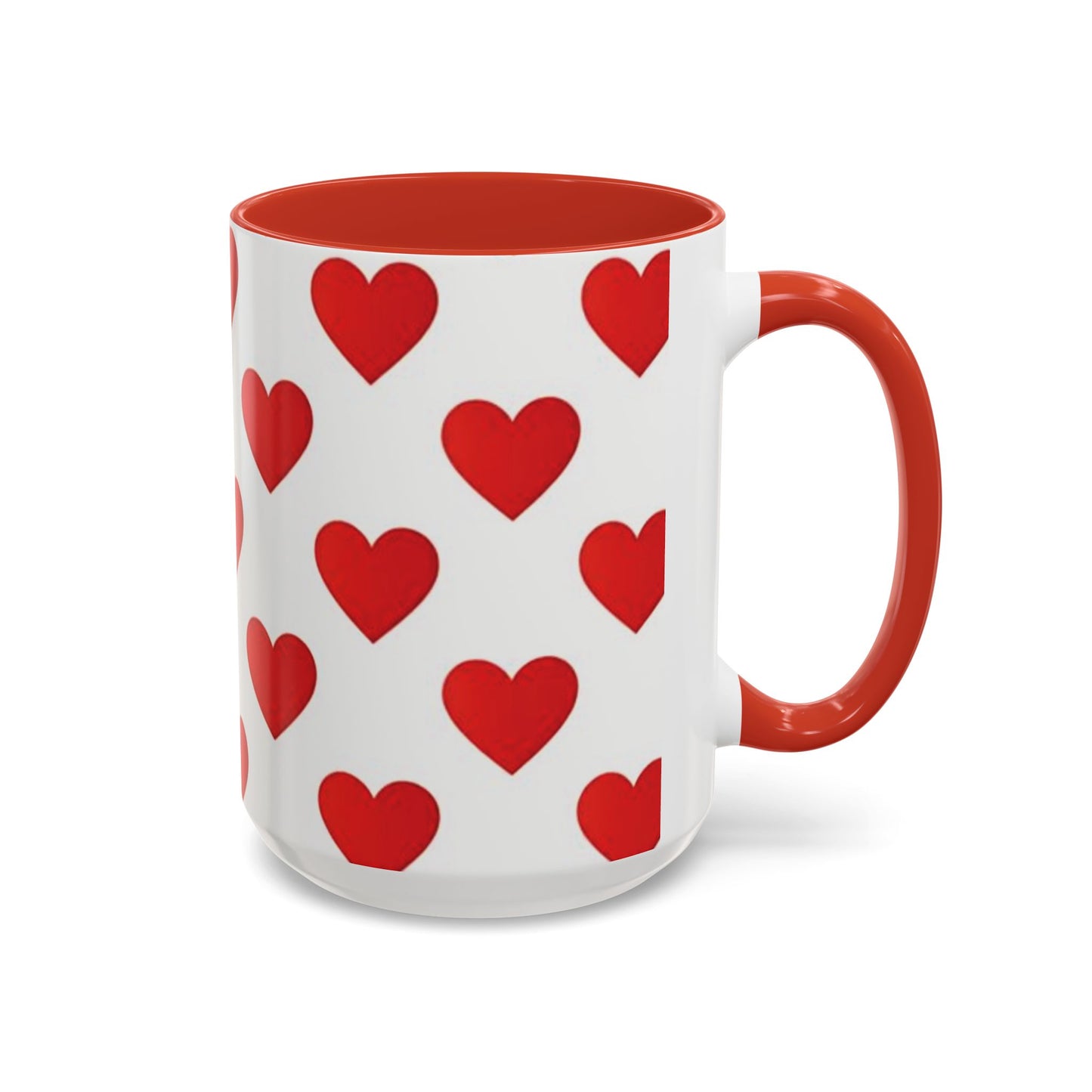 Red Hearts Valentine Ceramic Mug (11/15oz)