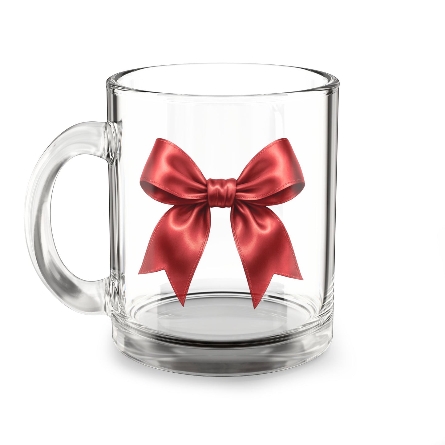 “Jolly Bow” Glass Mug