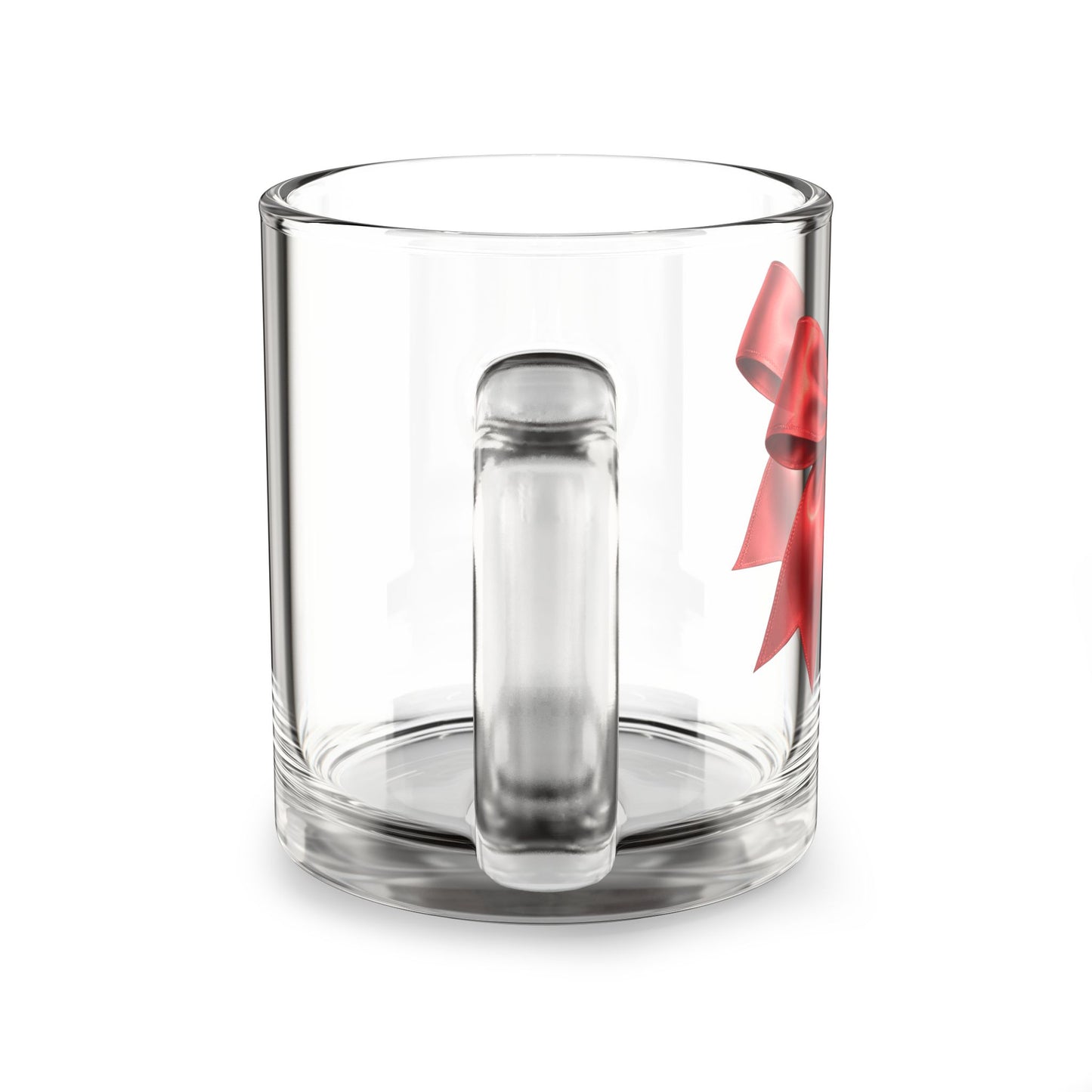 “Jolly Bow” Glass Mug