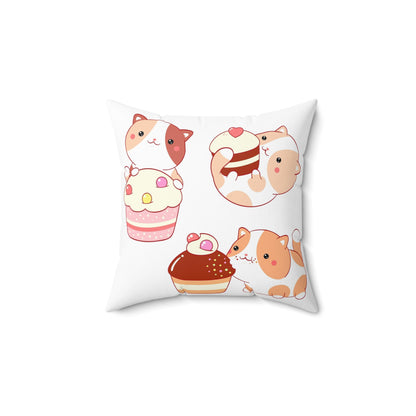 “Sweetie Pie” Spun Square Pillow