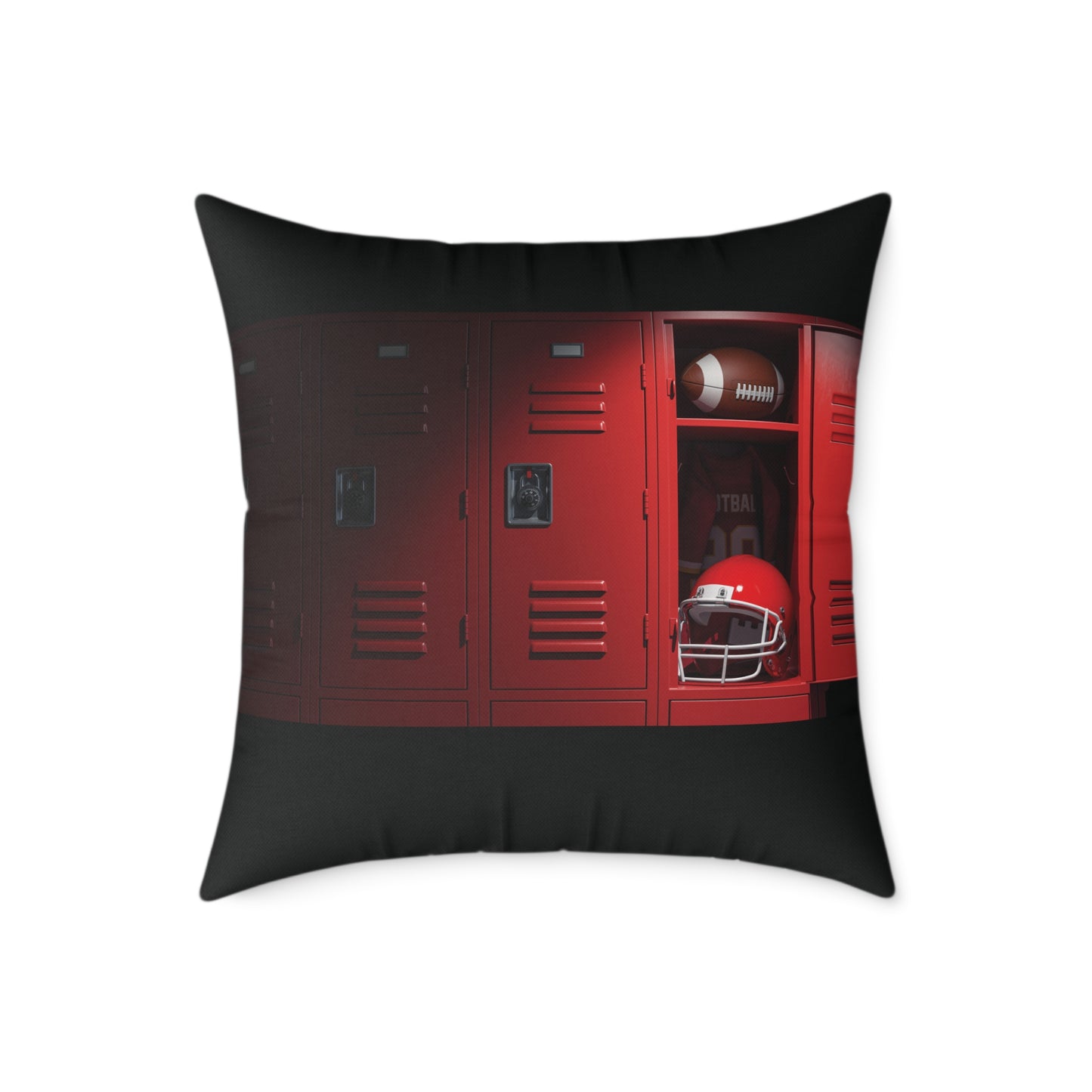 “Game DAY” Football Square Poly Canvas Pillow