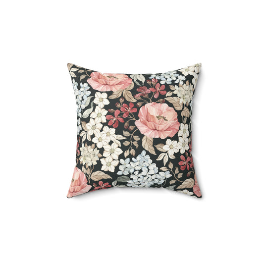 Floral Home Décor Pillow | Cozy Cushion for Living Room | Gift for Housewarming, Weddings, or Mother's Day, Decorative Throw Pillow