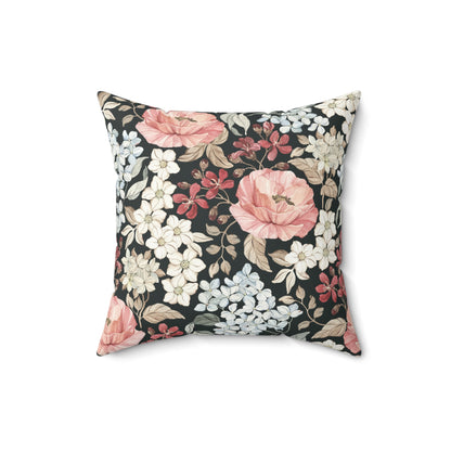Floral Home Décor Pillow | Cozy Cushion for Living Room | Gift for Housewarming, Weddings, or Mother's Day, Decorative Throw Pillow