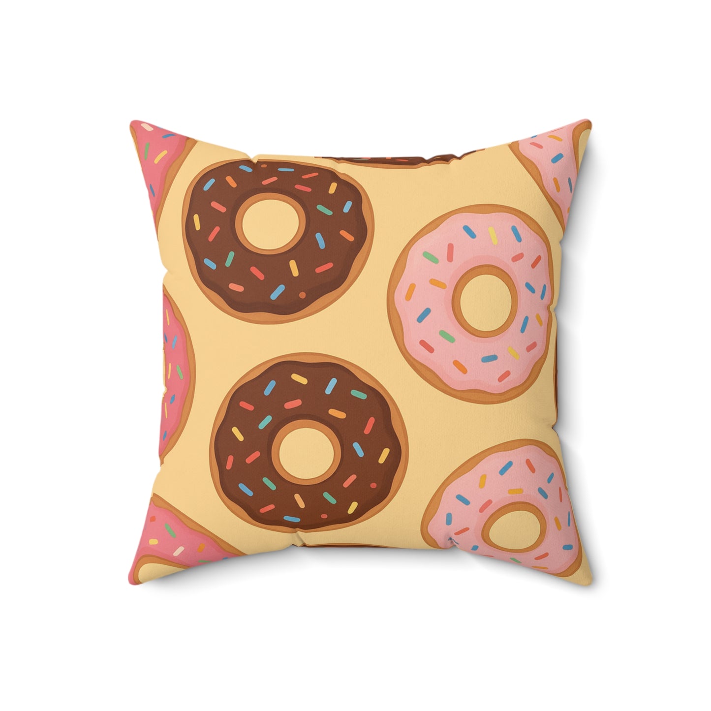 “Donut Café” Square Pillow