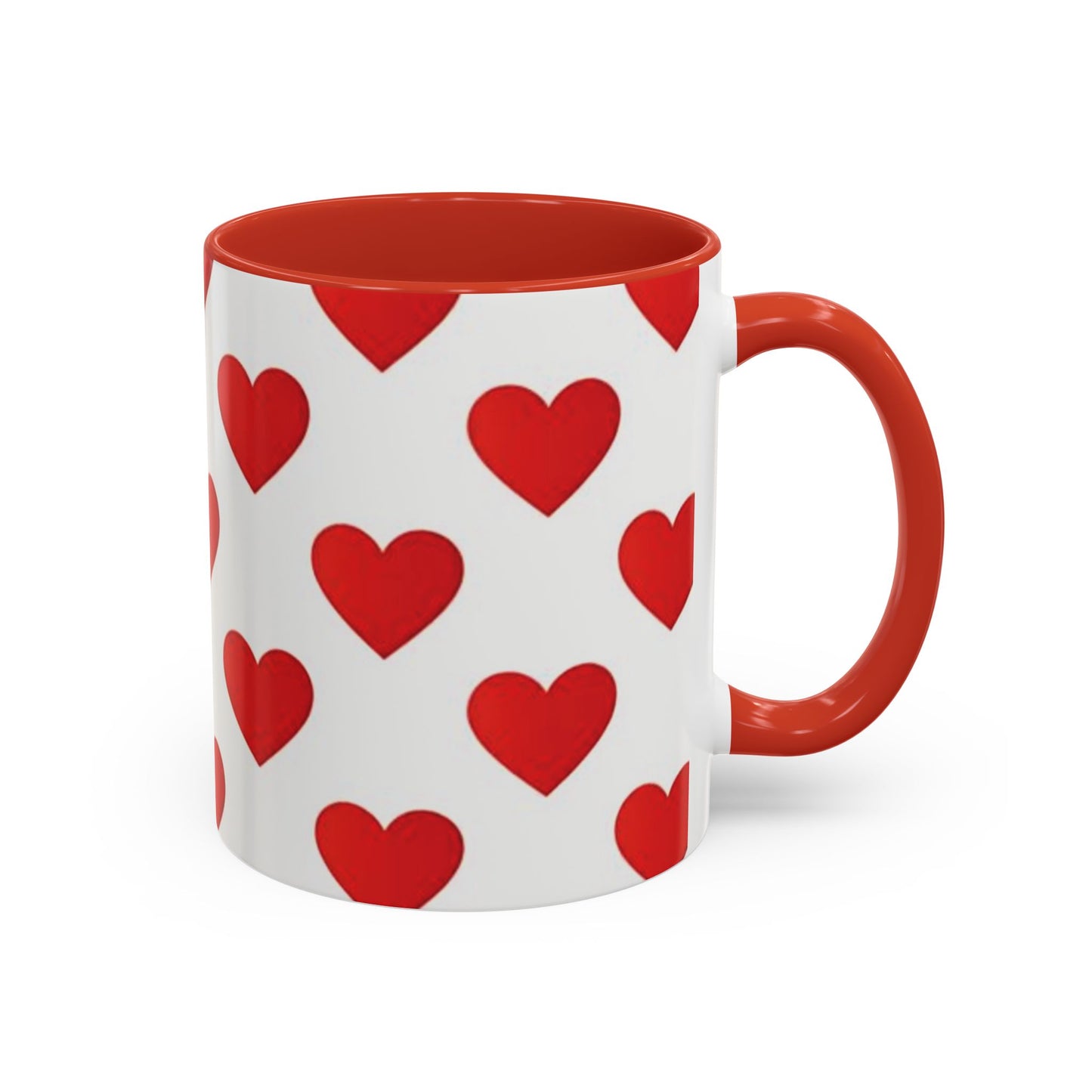 Red Hearts Valentine Ceramic Mug (11/15oz)