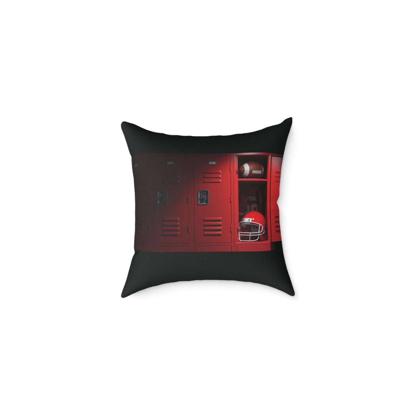 “Game DAY” Football Square Poly Canvas Pillow
