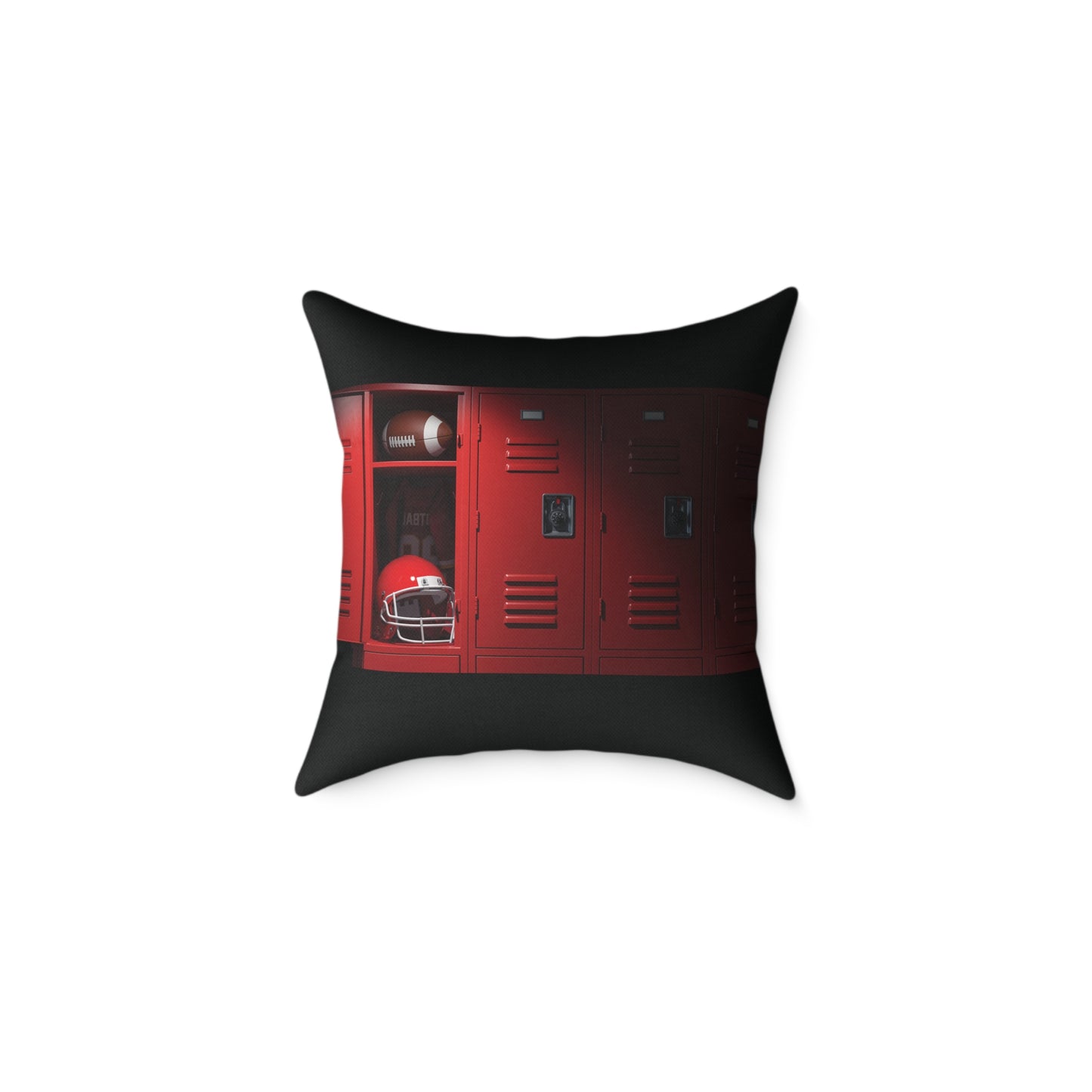 “Game DAY” Football Square Poly Canvas Pillow