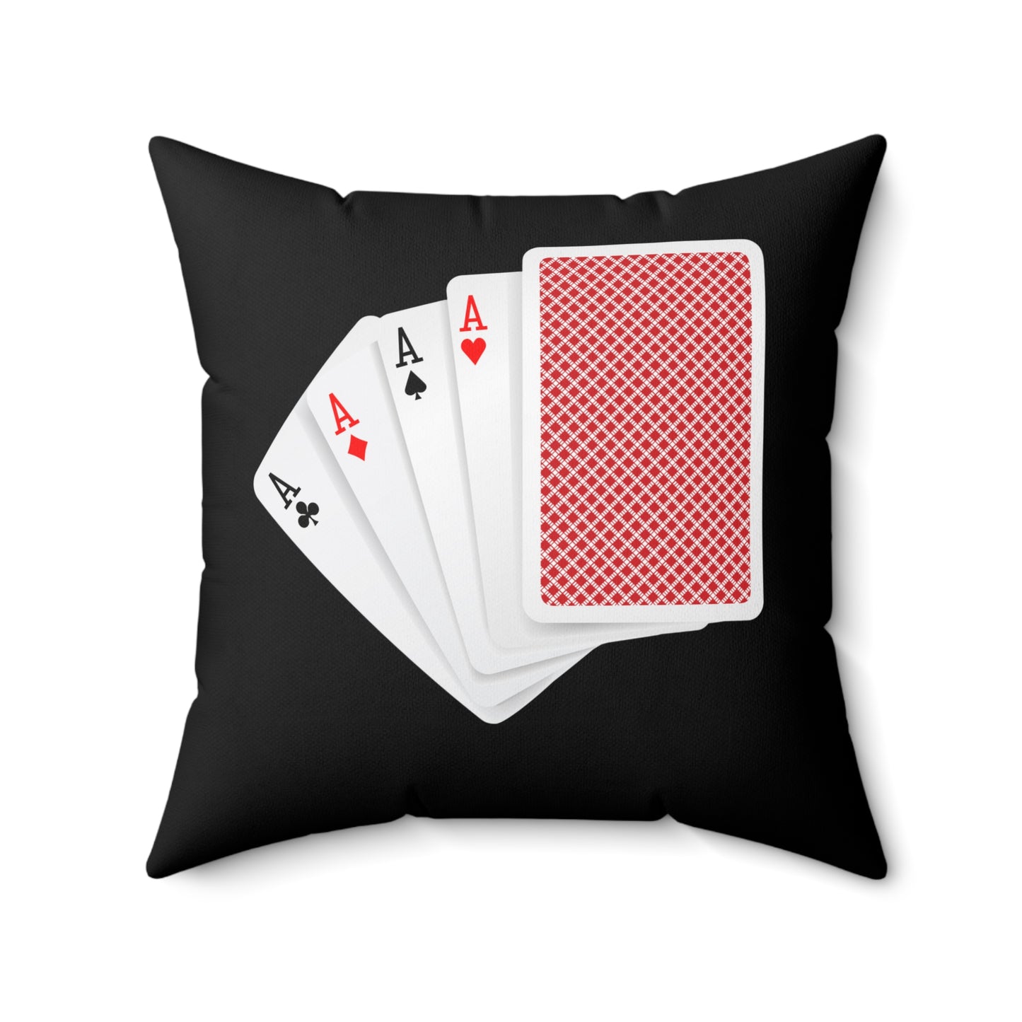 “Ace” Poker Themed Decorative Pillow