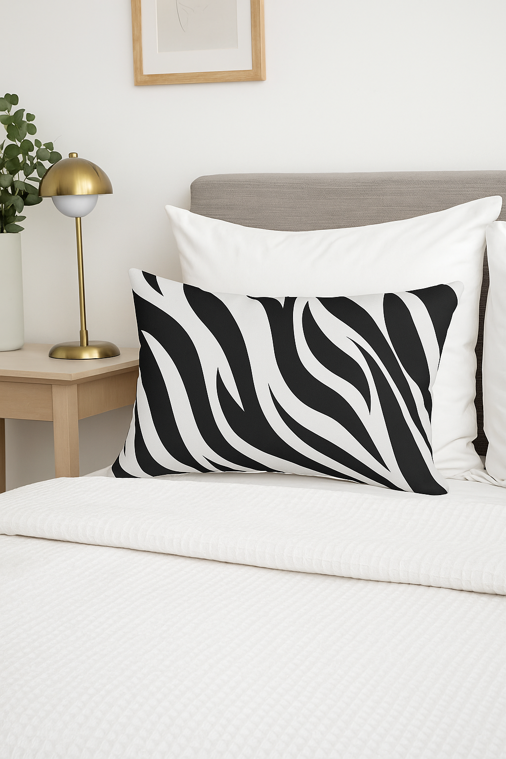 “Ebonora” Chic Lumbar Pillow