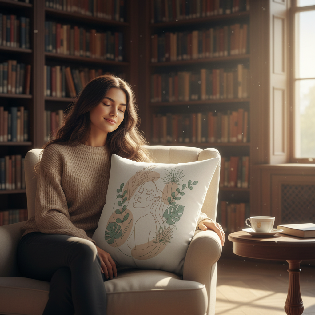 “Nature’s Beauty” Boho Pillow