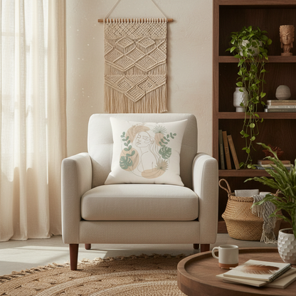 “Nature’s Beauty” Boho Pillow