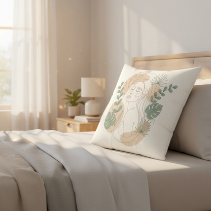 “Nature’s Beauty” Boho Pillow