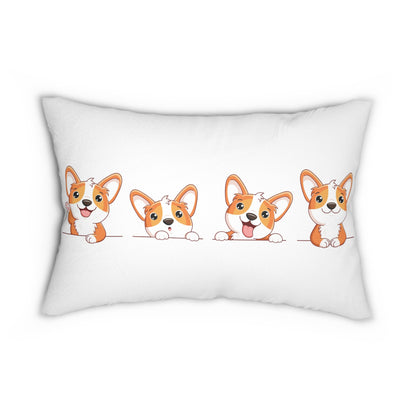 “Furry Buddy” Lumbar Pillow - Adorable Dog Decor for Pet Lovers