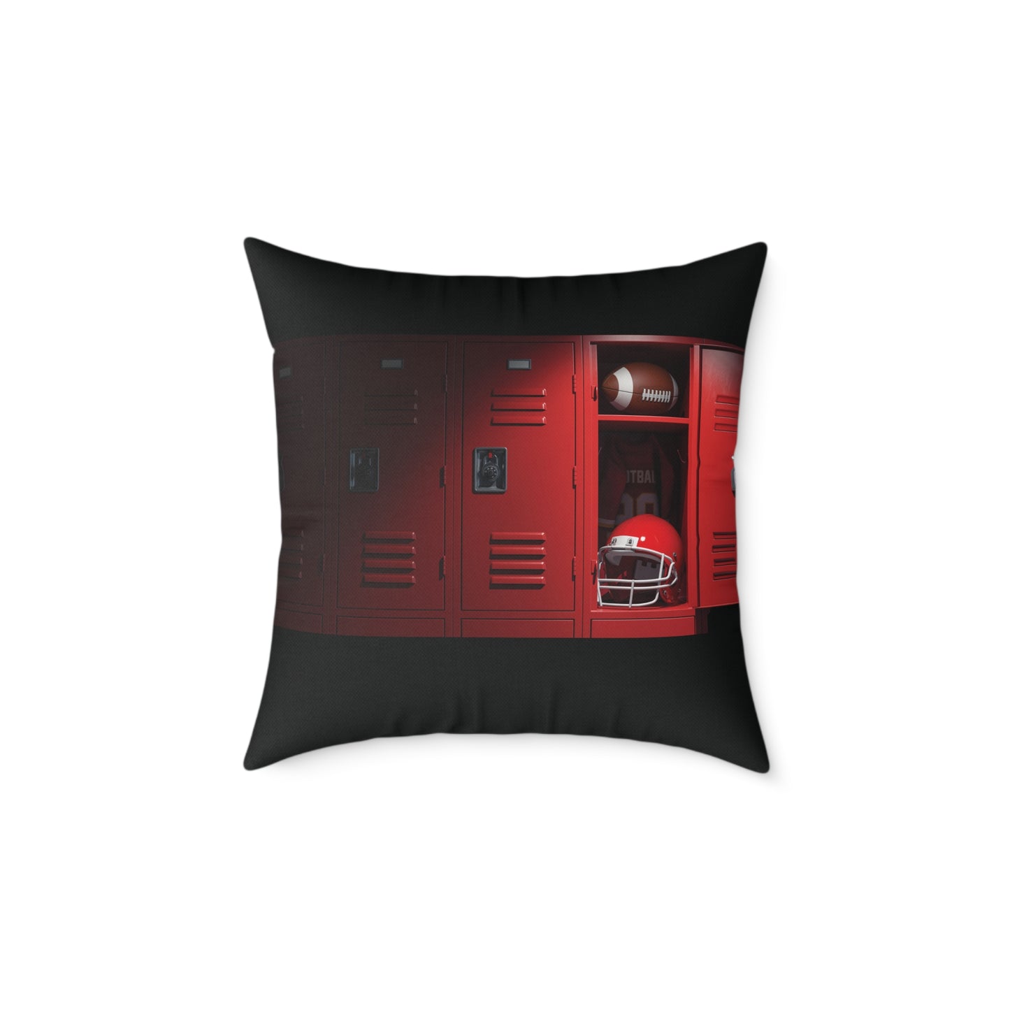 “Game DAY” Football Square Poly Canvas Pillow