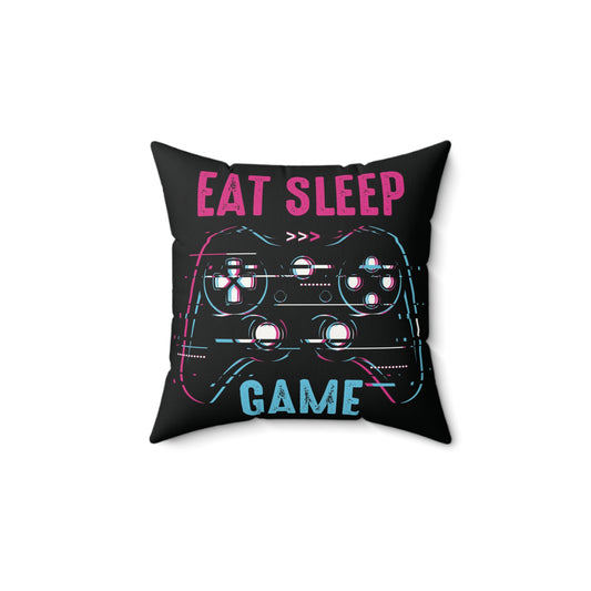 “Gamer” Square Pillow