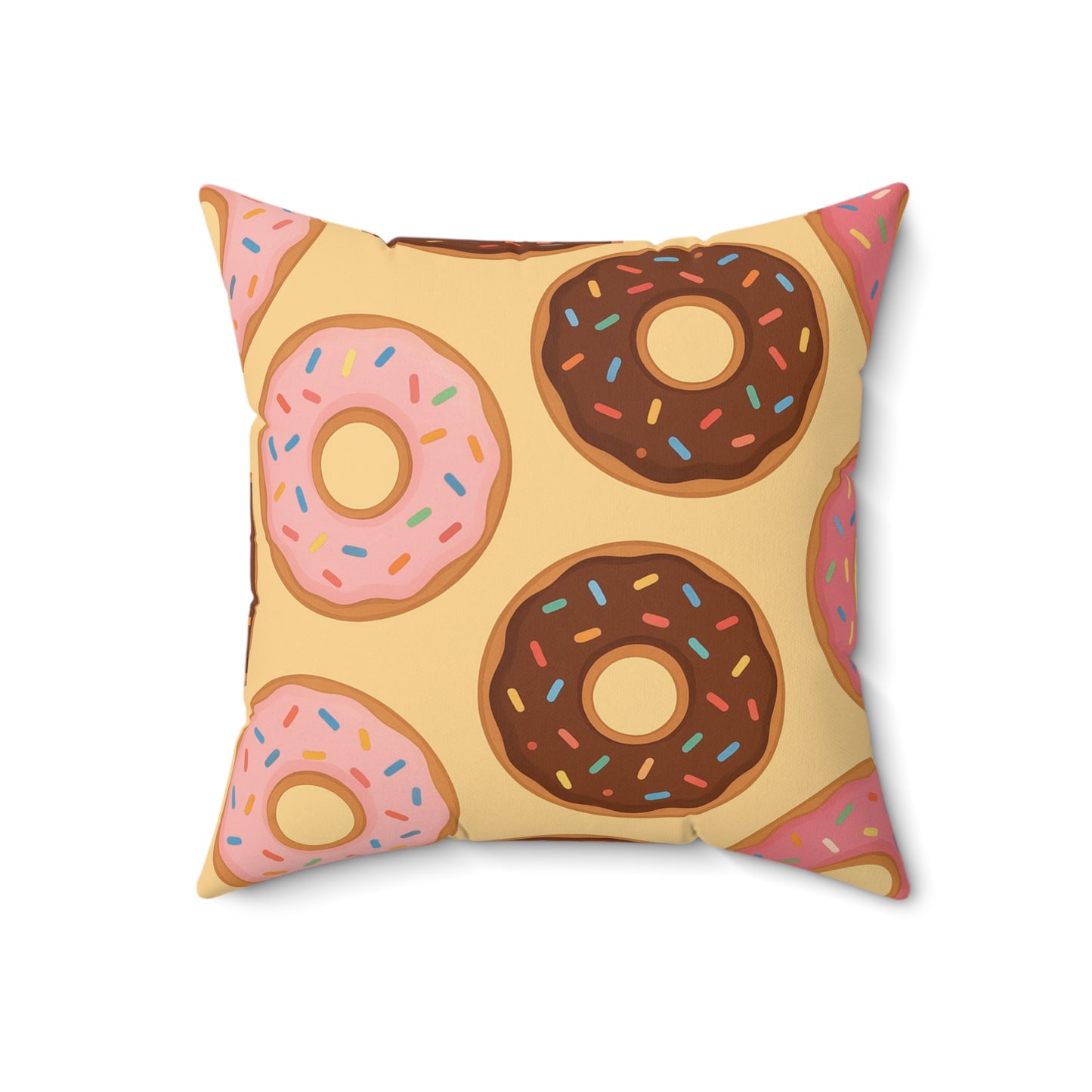 “Donut Café” Square Pillow