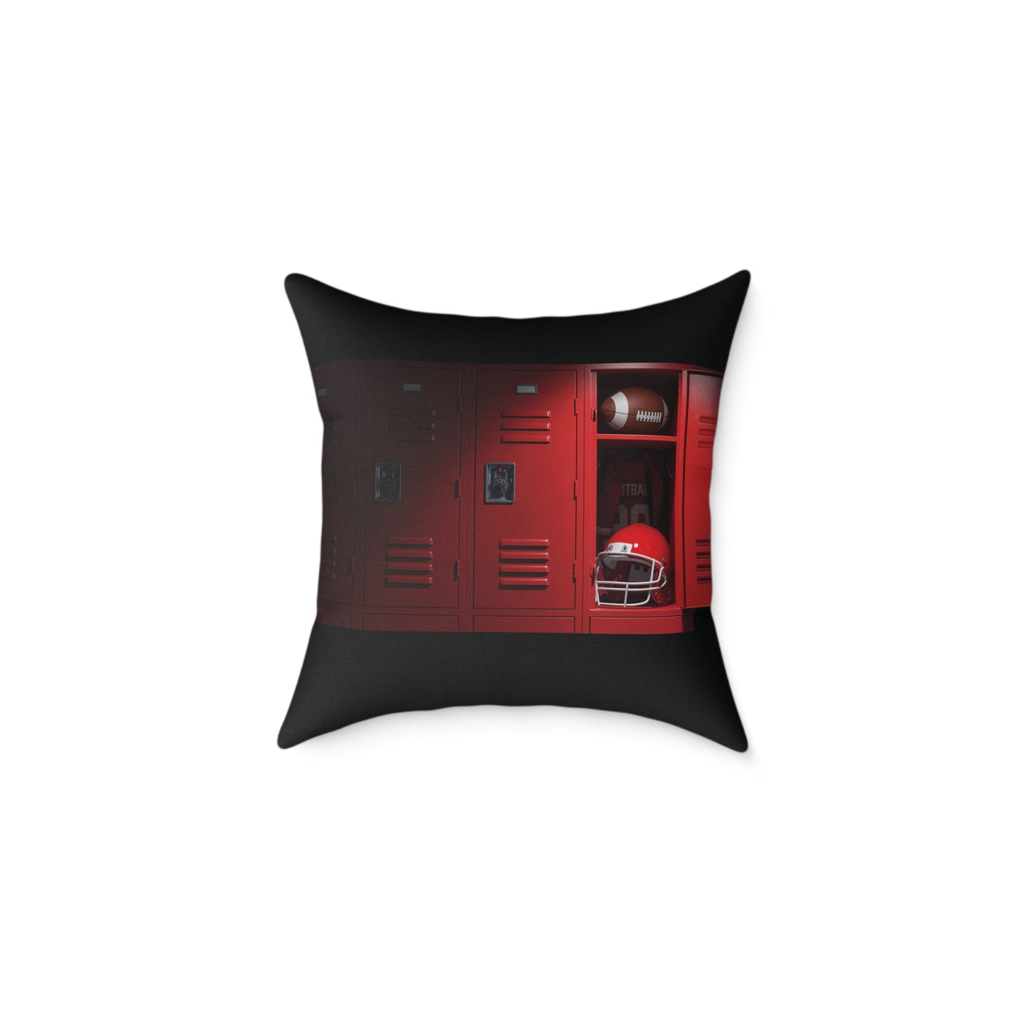 “Game DAY” Football Square Poly Canvas Pillow