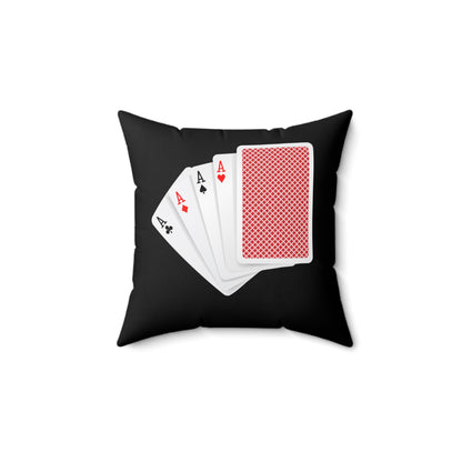“Ace” Poker Themed Decorative Pillow