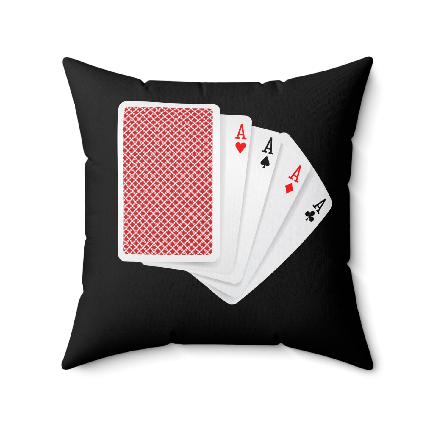 “Ace” Poker Themed Decorative Pillow