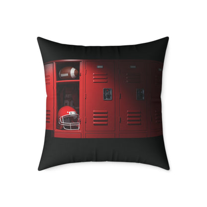 “Game DAY” Football Square Poly Canvas Pillow