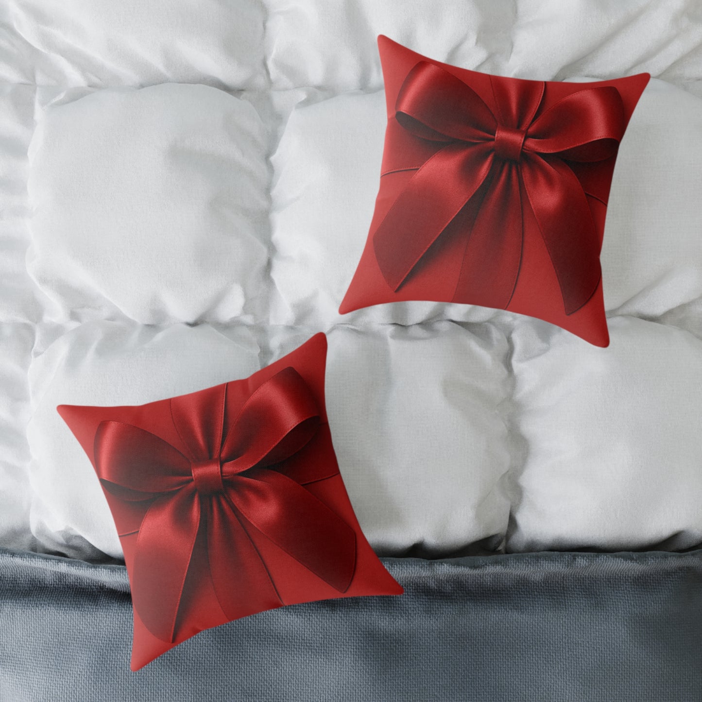 “BOWlicious” Holiday Gift Wrapped Pillow