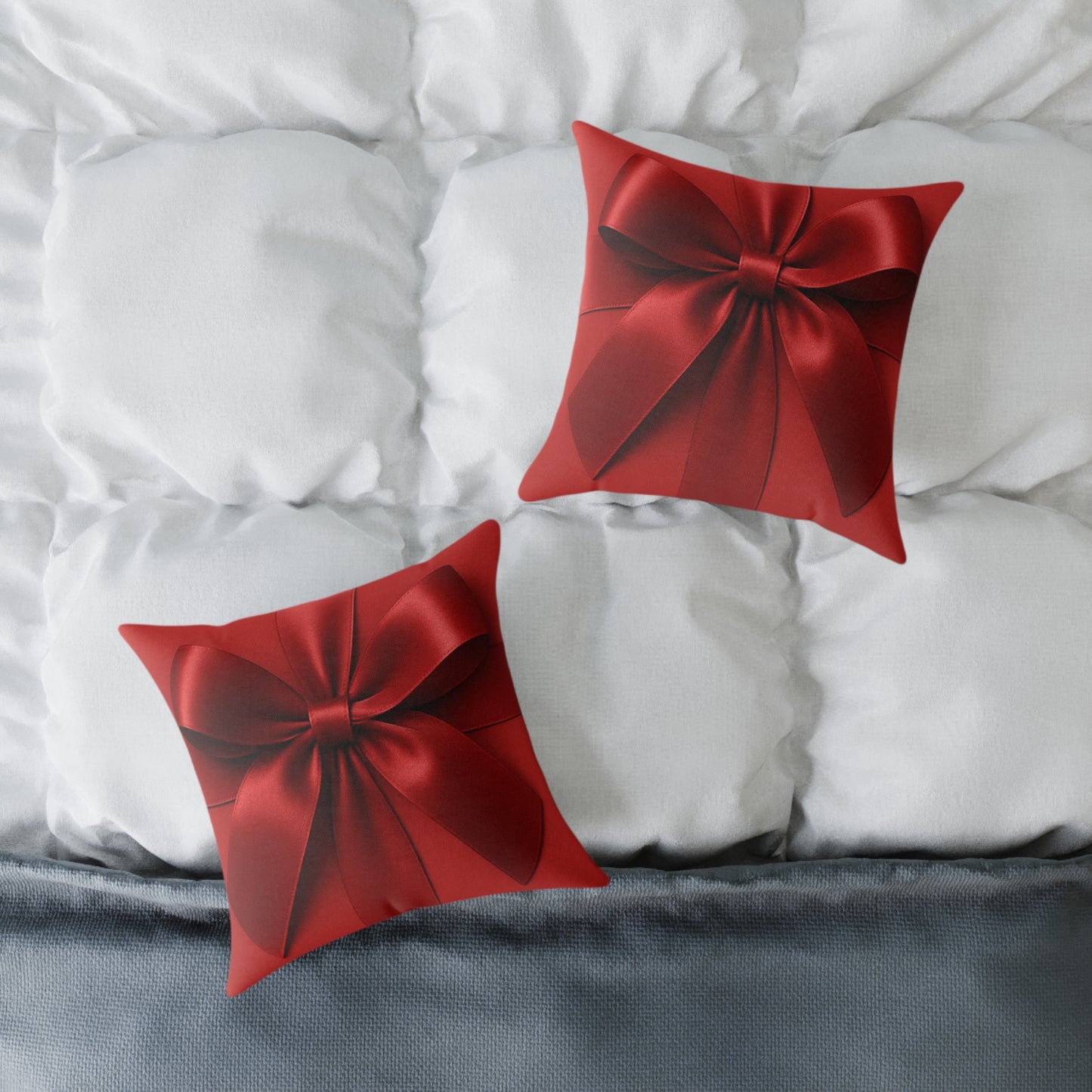 “BOWlicious” Holiday Gift Wrapped Pillow
