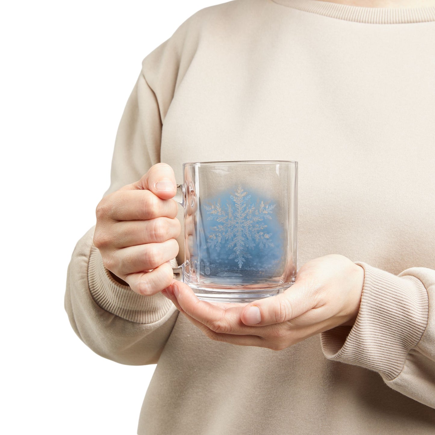 “Winter Wonderland” Glass Mug