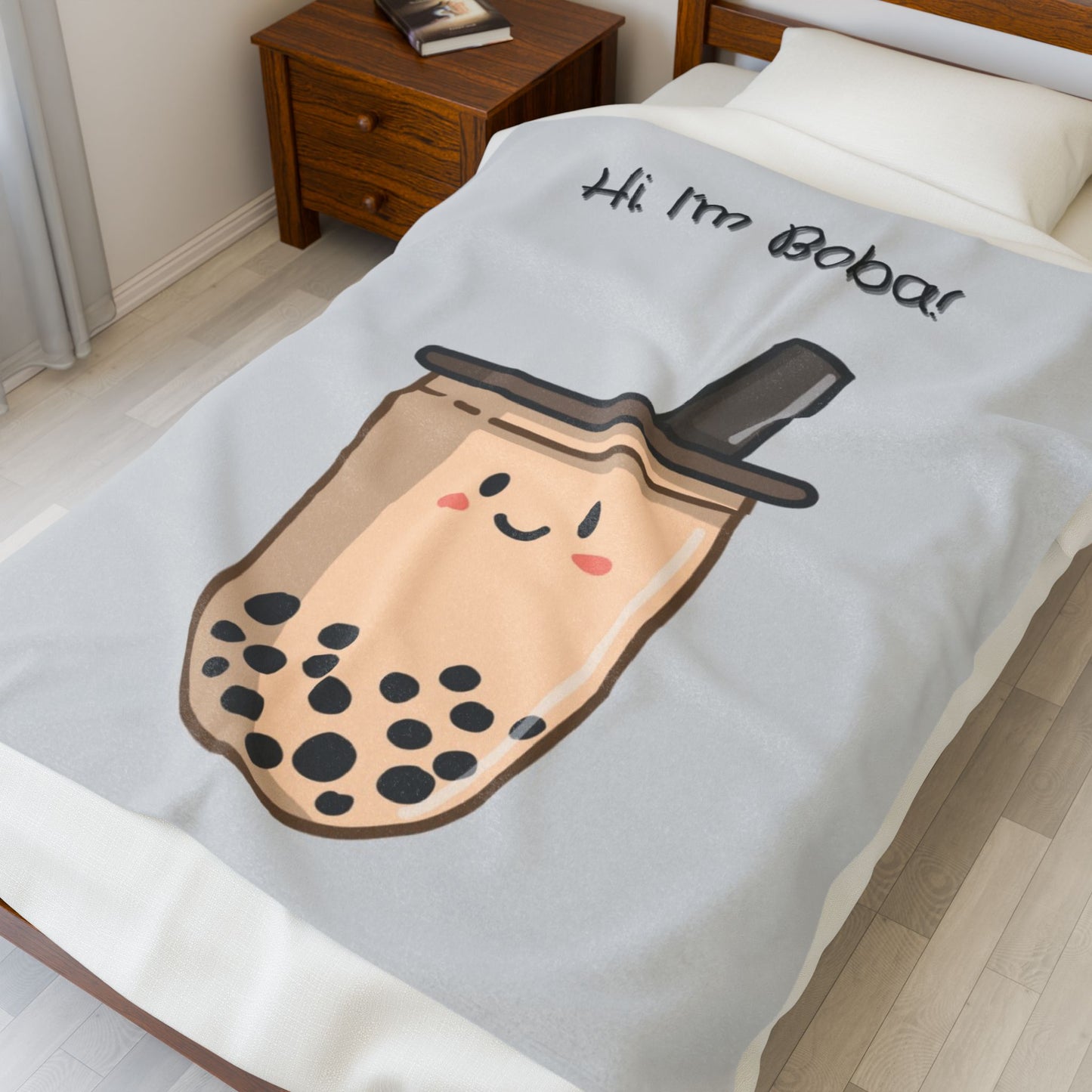 “Boba” Plush Blanket
